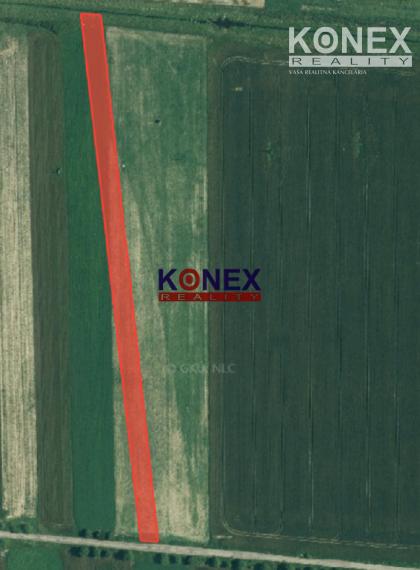 Na predaj pozemok – orná pôda, Parchovany