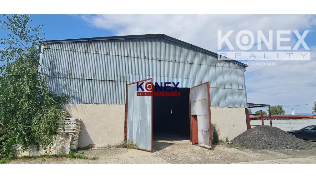 Veľký skladový priestor – hala NA PREDAJ v Trebišove