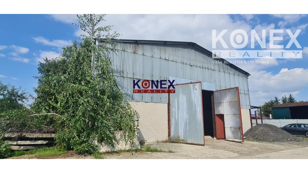 Veľký skladový priestor – hala NA PREDAJ v Trebišove