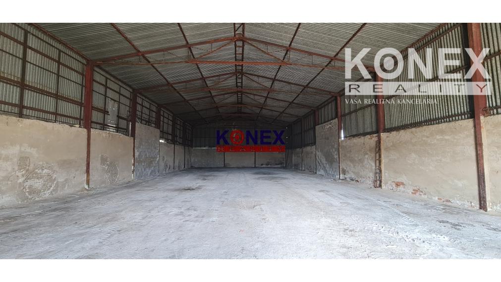 Veľký skladový priestor – hala NA PREDAJ v Trebišove