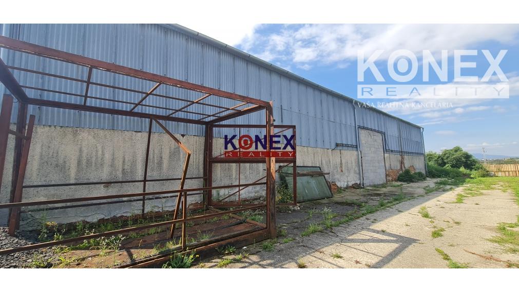 Veľký skladový priestor – hala NA PREDAJ v Trebišove