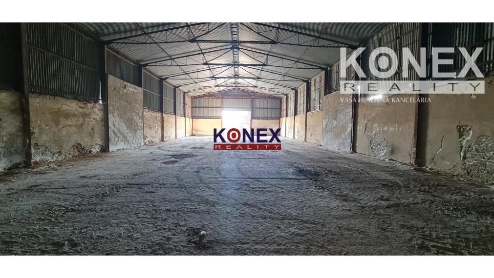 Veľký skladový priestor – hala NA PREDAJ v Trebišove