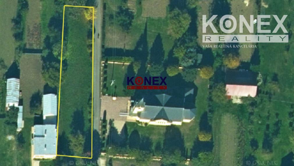 Pozemok v obci Modra nad Cirochou