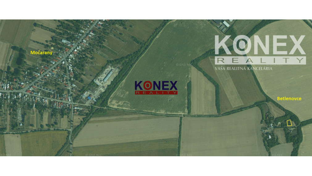 ID-8414 Pozemok v Močaranoch, časť Betlenovce