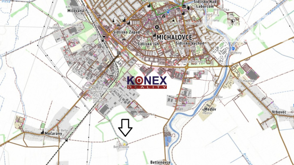 ID-8414 Pozemok v Močaranoch, časť Betlenovce