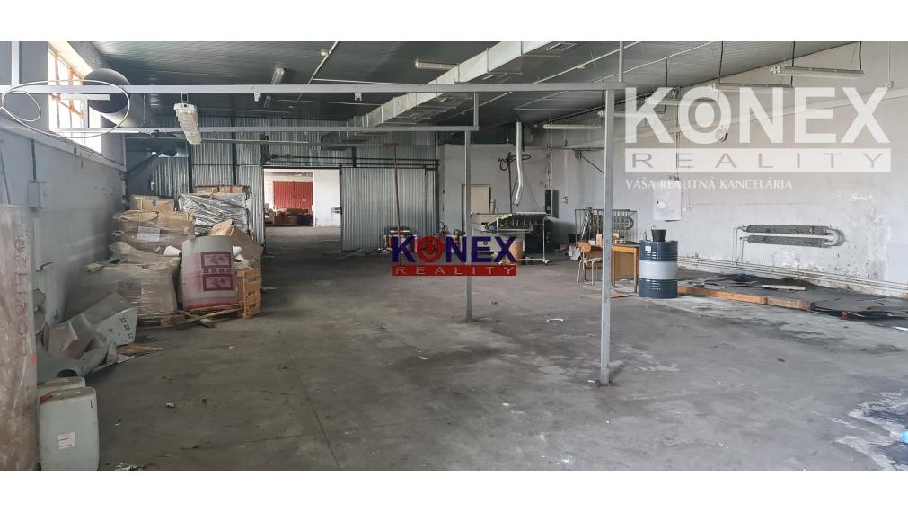 Priemyselná hala pri železnici v Trebišove NA PRENÁJOM