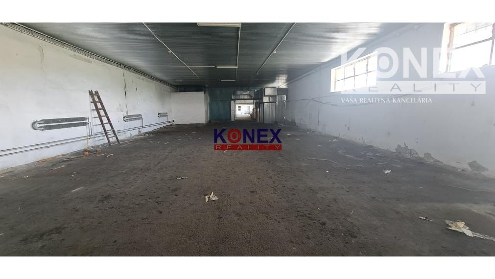 Priemyselná hala pri železnici v Trebišove NA PRENÁJOM