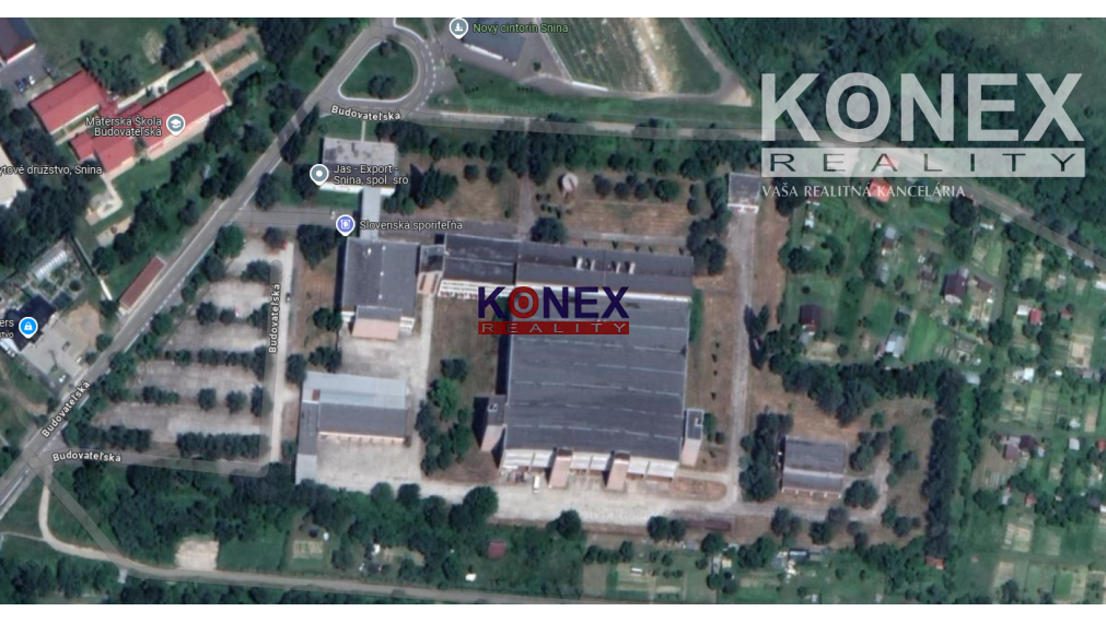 NA PREDAJ - ROZSIAHLY PRIEMYSELNÝ AREÁL v meste SNINA