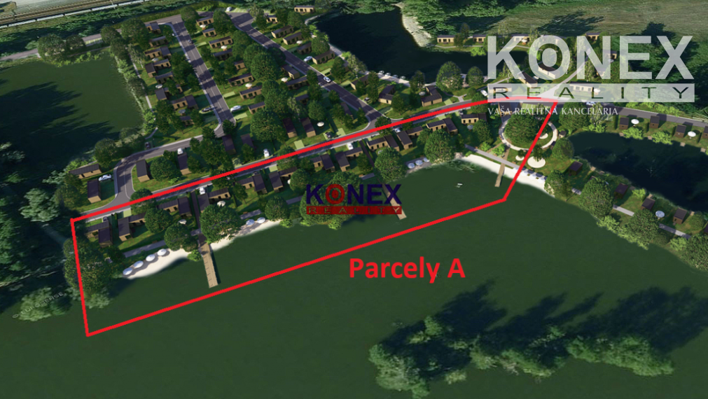 JEDINEČNÁ PONUKA! Rekreačné pozemky Šaštín-Stráže, jazero GAZÁRKA, Zóna A