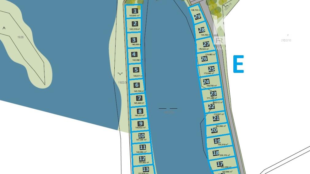 JEDINEČNÁ PONUKA! Rekreačné pozemky Šaštín-Stráže, jazero GAZÁRKA, Zóna D a E