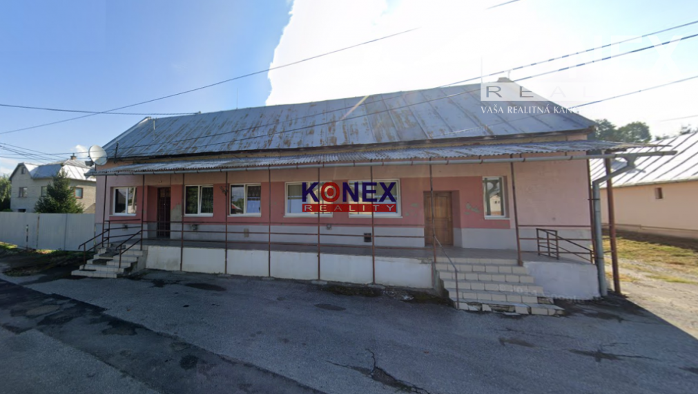 NA PREDAJ Polyfunkčný objekt v Rakovci nad Ondavou