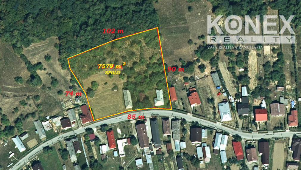 VÝHODNE! Rozľahlý pozemok v obci Zubné, okres Humenné