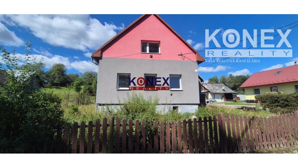 NA PREDAJ – Rodinný dom v obci Nižný Mirošov, okr. Svidník
