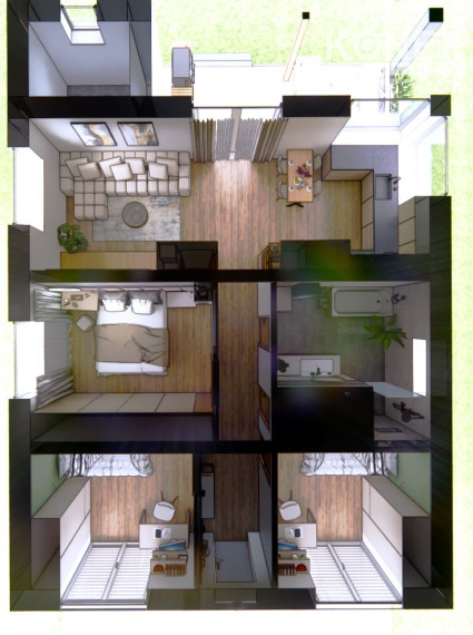 ID-2678 Krásny moderný rodinný dom v obci KAMIENKA pri Humennom