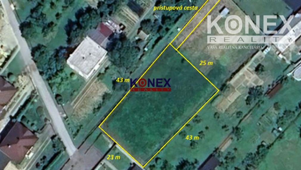 Pozemok na výstavbu rodinného domu VRANOV n/T