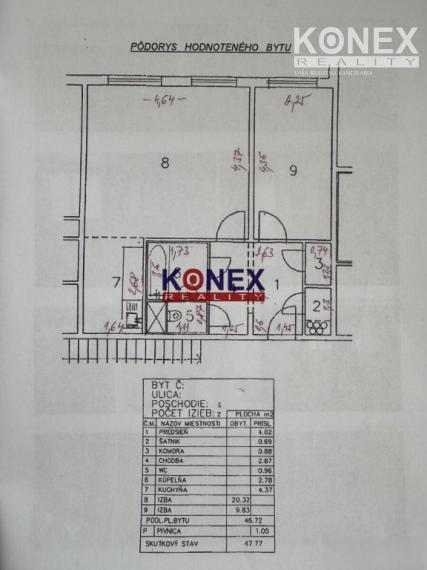 NA PREDAJ –  dvojizbový byt Trebišov