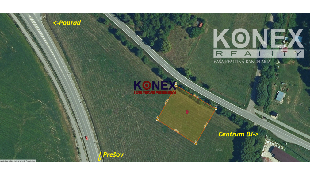 ID-3098 Pozemok (2063 m2) v priemyselnej zóne BARDEJOV