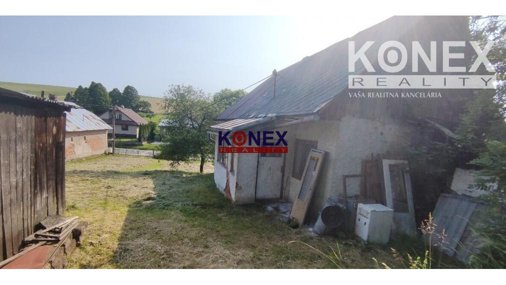 ID-3373 CHALUPA s krásnym pozemkom VYŠNÁ JEDĽOVÁ