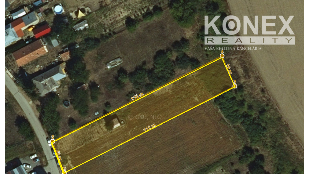 ID-3908 Na predaj stavebný pozemok v obci Dobrá pri Kráľovskom Chlmci