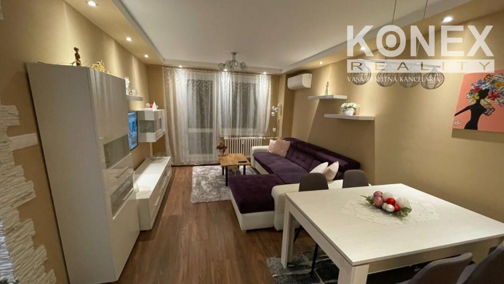 ID-3943 NA PREDAJ – Plne zariadený a rekonštruovaný 3-izbový byt TREBIŠOV