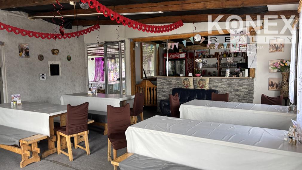 ID-4276 NA PREDAJ komerčný areál s autoservisom a pizzeriou VEĽKÉ KAPUŠANY
