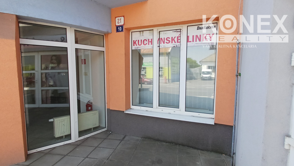 ID-4332 PRENÁJOM OBCHODNÉHO PRIESTORU – SEČOVCE, HLAVNÁ ULICA
