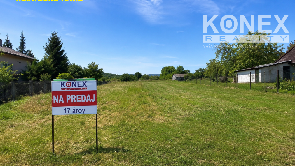 ID-4616 NA PREDAJ POZEMOK (17 á) - obec LASTOVCE
