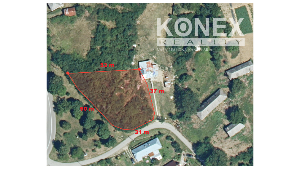 ID-4616 NA PREDAJ POZEMOK (17 á) - obec LASTOVCE