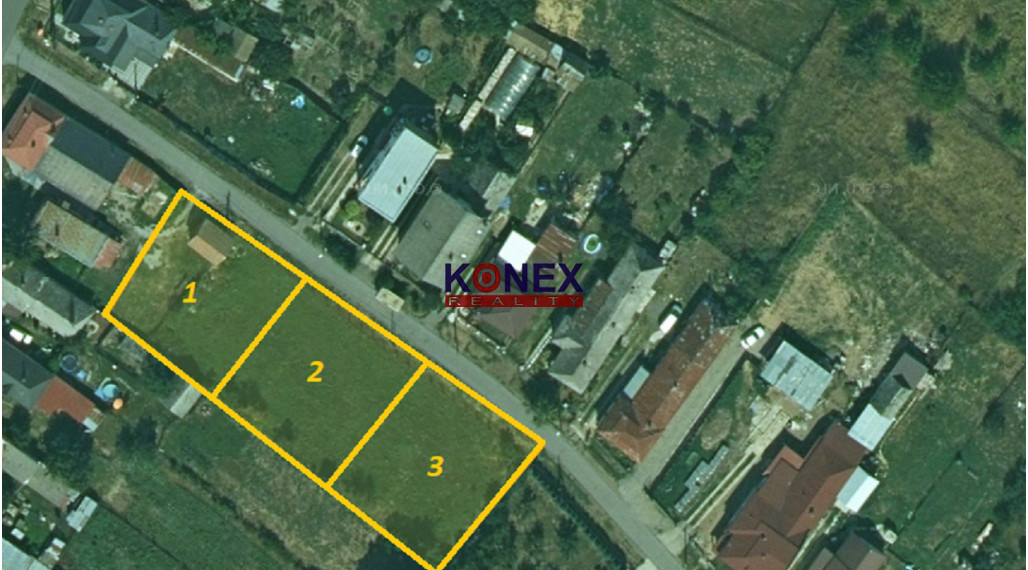 Pozemky pre rodinné domy v obci Malčice