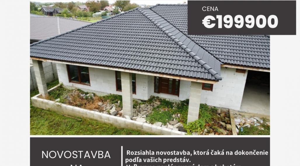 LUKRATÍVNA NOVOSTAVBA neďaleko mesta Michalovce – PALÍN