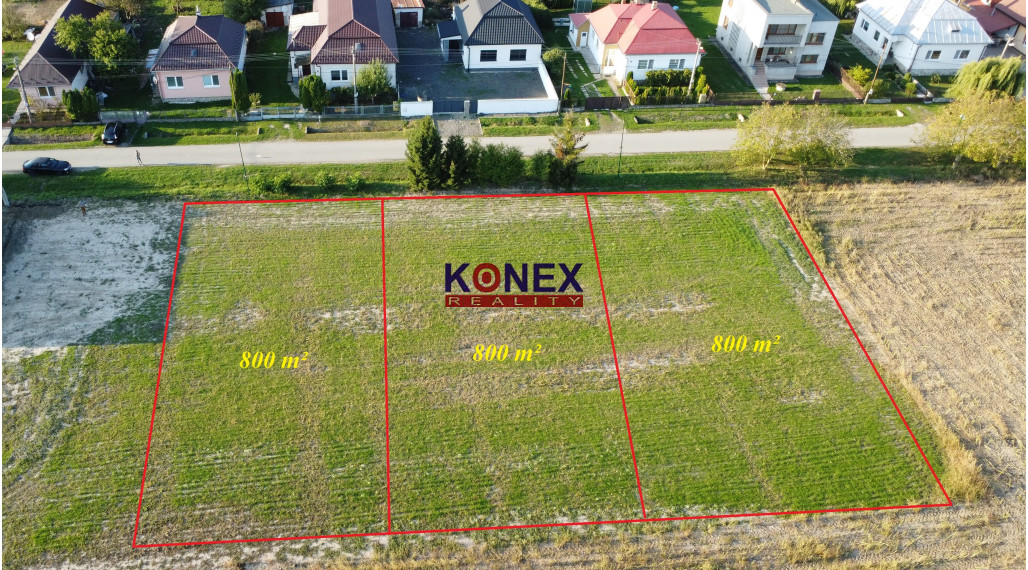 STAVEBNÉ POZEMKY (8á) v obci HATALOV