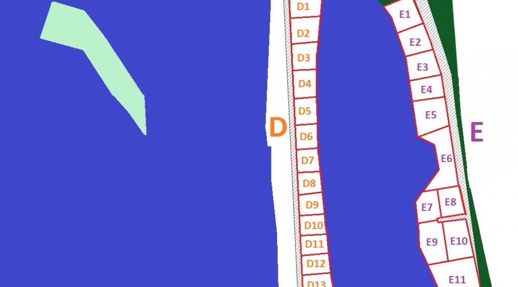 JEDINEČNÁ PONUKA! Rekreačné pozemky Šaštín-Stráže, jazero GAZÁRKA, Zóna D a E