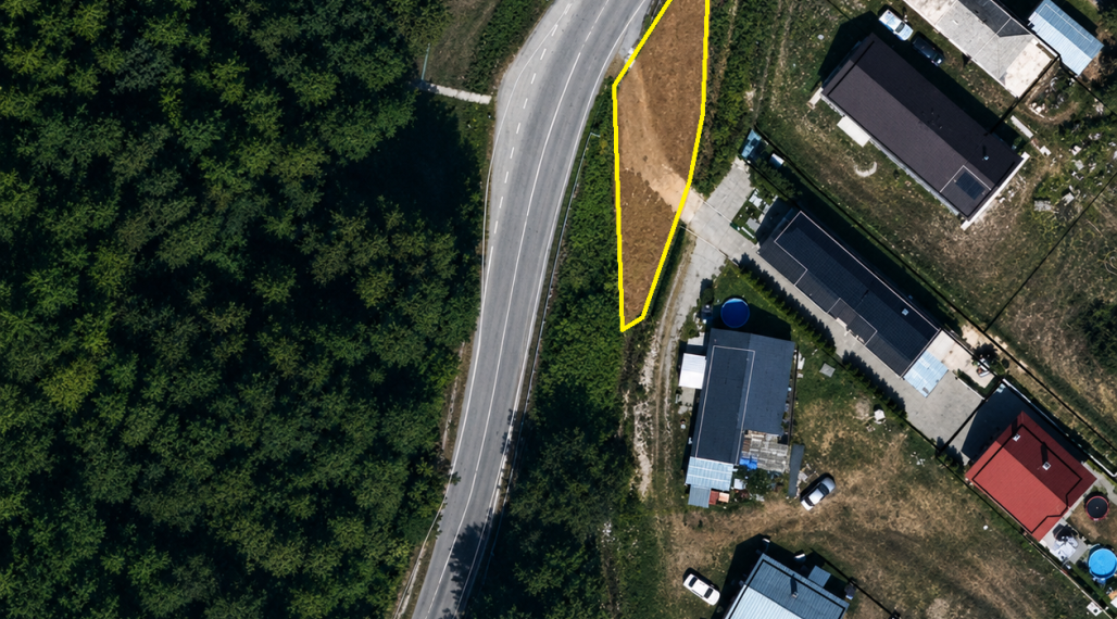 ID-3982 NA PREDAJ Pozemok (249 m2) Vyšný Hrušov