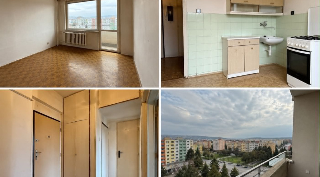 ID-4059 NA PREDAJ 1-izbový byt vo Vranove nad Topľou
