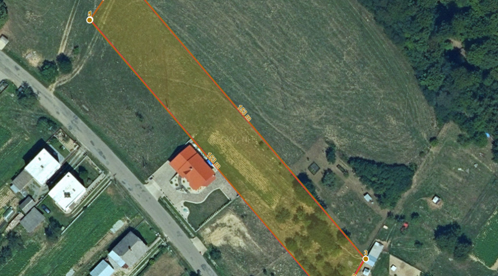 ID-4135 NA PREDAJ Priestranný pozemok (3429 m2) VYŠNÁ VOĽA