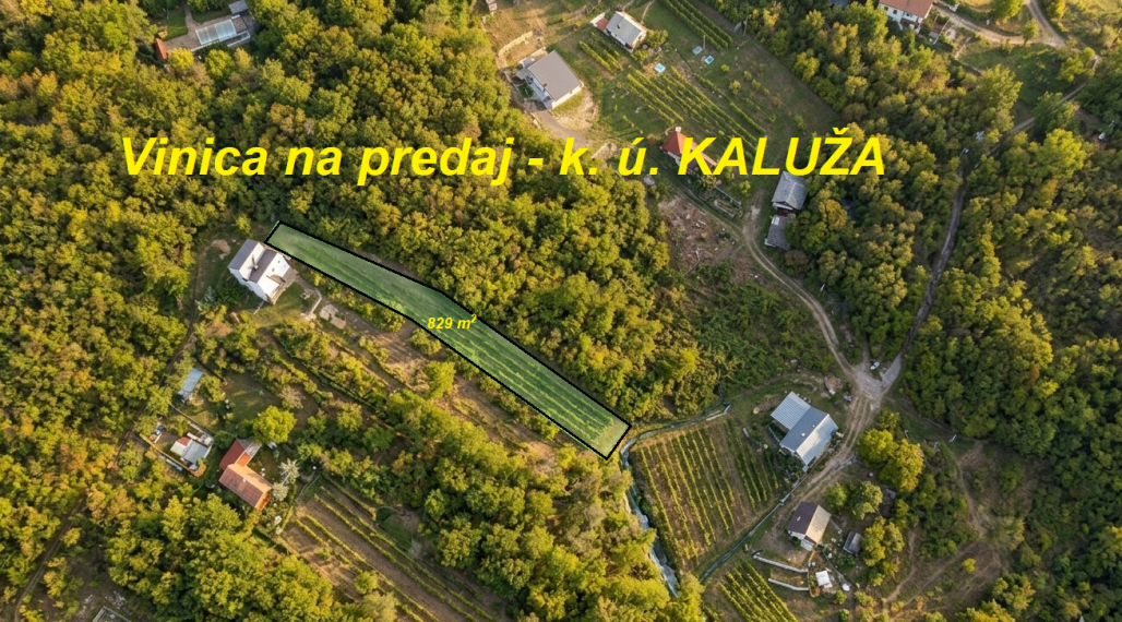 ID-4163 Rekreačný pozemok KALUŽA - na skok od Vinianskeho jazera a Šíravy