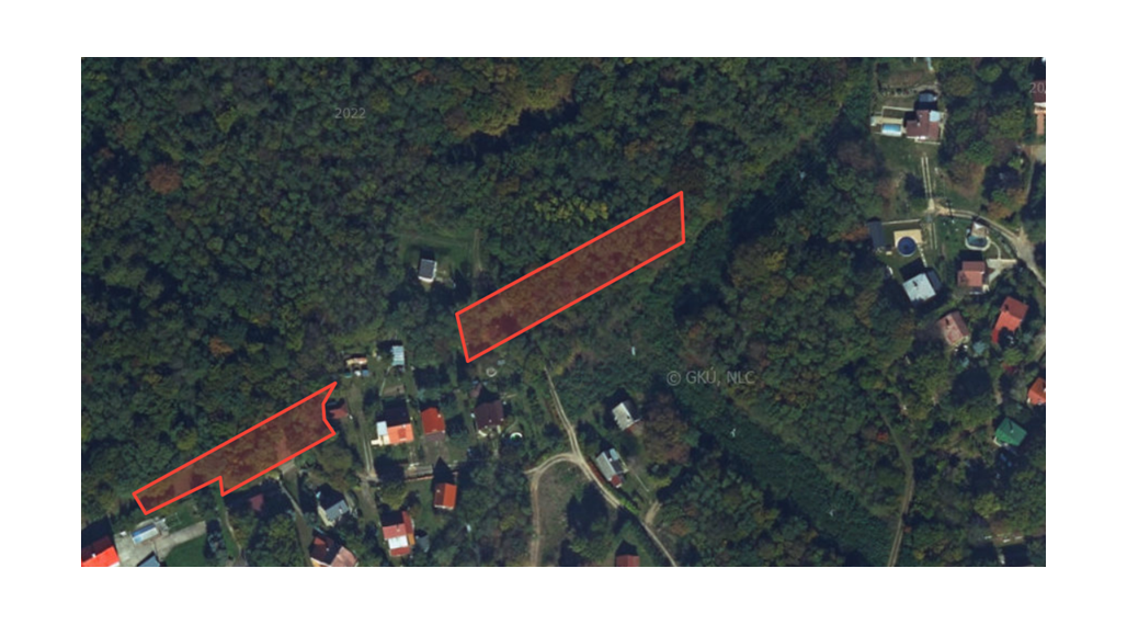 ID-4313 Na predaj rekreačné pozemky pri obci Kaluža