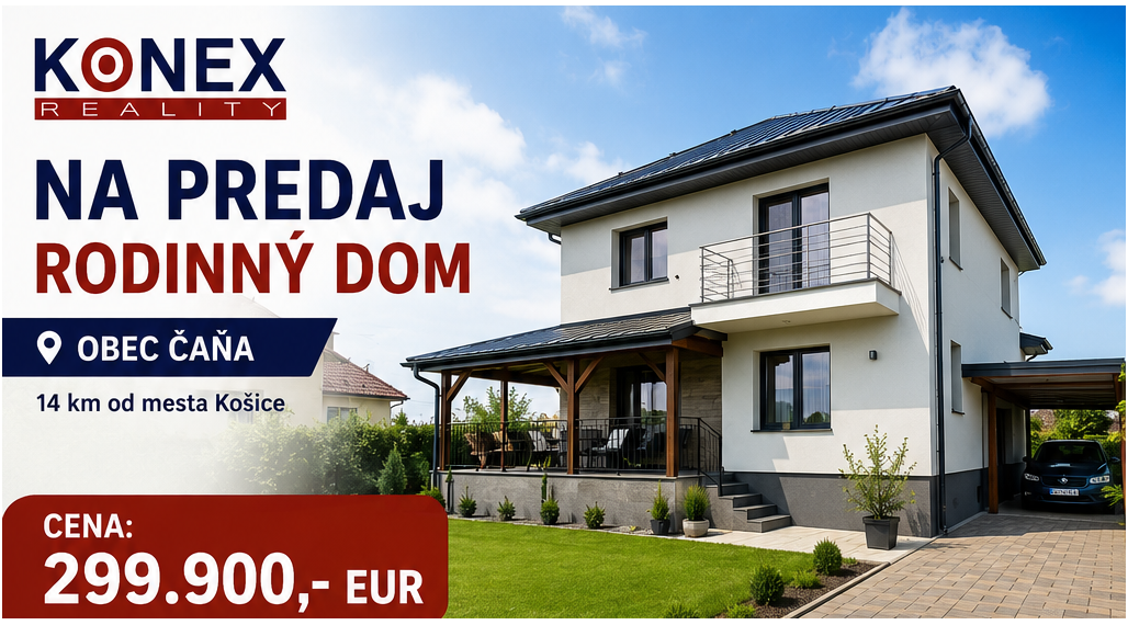 ID-4586 NA PREDAJ – Rodinný dom v obci ČAŇA