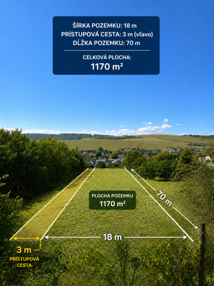 ID-4645 Lukratívny STAVEBNÝ pozemok v Raslaviciach
