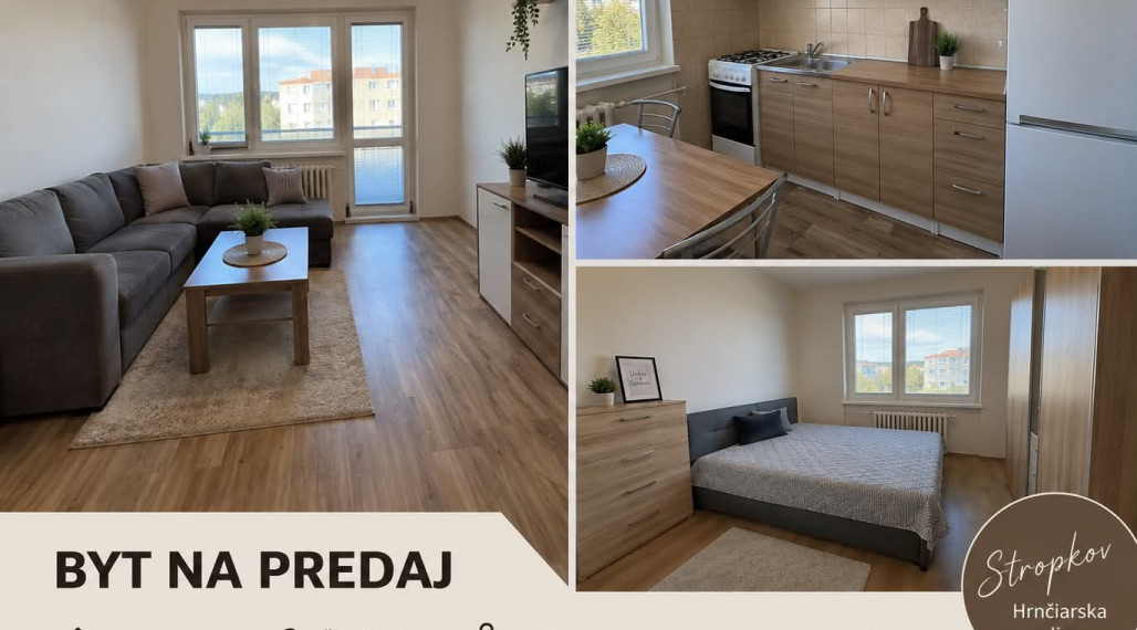 ID-4793 NA PREDAJ 3-izbový byt STROPKOV