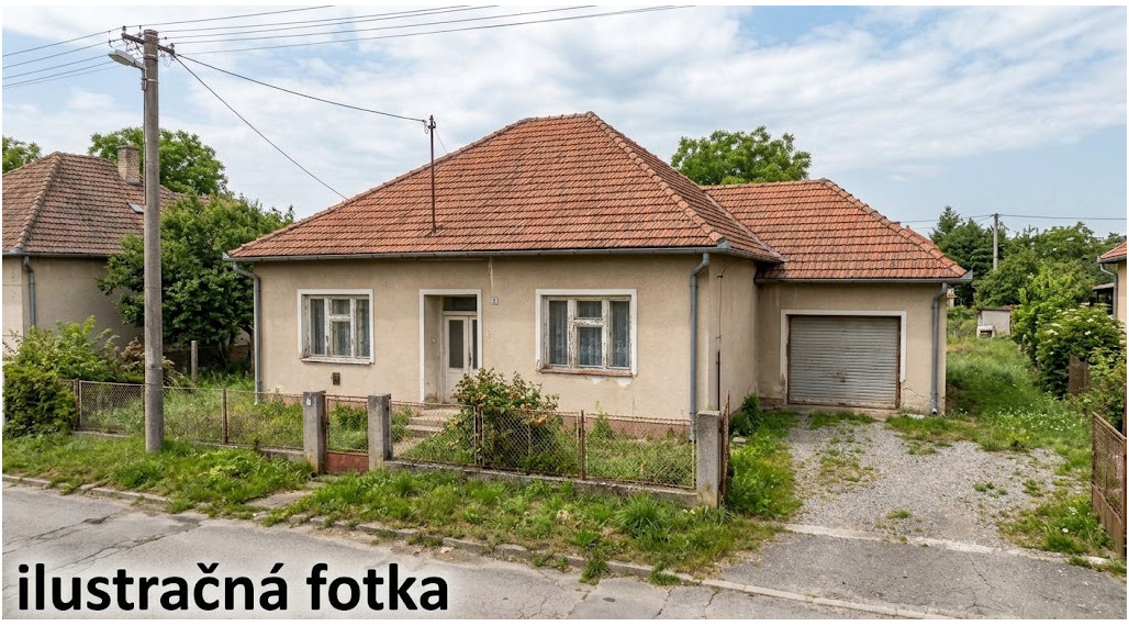 ID-4938 NA PREDAJ - Rodinný dom na rekonštrukciu - KRÁĽOVSKÝ CHLMEC