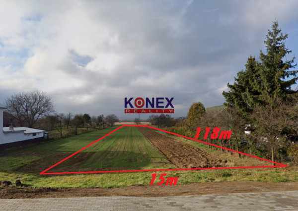 Stavebný pozemok v obci Jasenov.