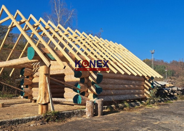 Hnuteľnosť na predaj! KONŠTRUKCIA DVOJPODLAŽNÉHO ZRUBU