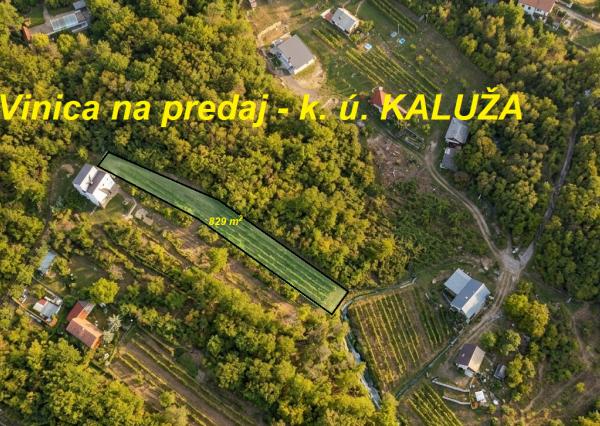 ID-4163 Rekreačný pozemok KALUŽA - na skok od Vinianskeho jazera a Šíravy