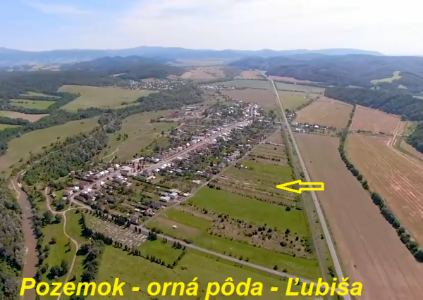 ID-4319 Na predaj orná pôda v obci Ľubiša – 982 m²
