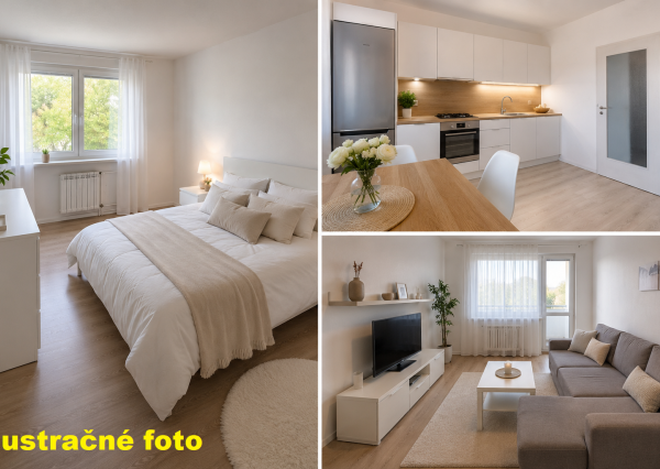 ID-4542 NA PREDAJ 2-izbový byt k nasťahovaniu - SNINA
