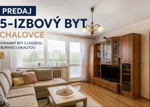 ID-4569 NA PREDAJ 3,5-izbový byt MICHALOVCE