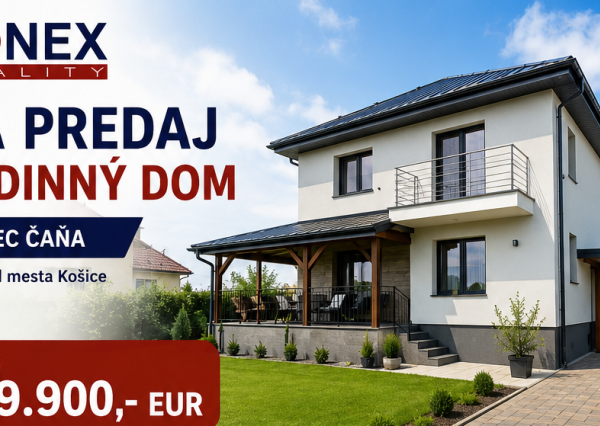 ID-4586 NA PREDAJ – Rodinný dom v obci ČAŇA