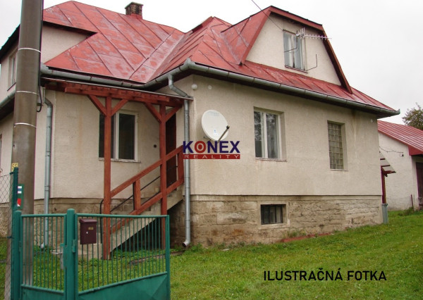 ID-4613 NA PREDAJ Rodinný dom blízko mesta SNINA