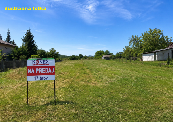 ID-4616 NA PREDAJ POZEMOK (17 á) - obec LASTOVCE